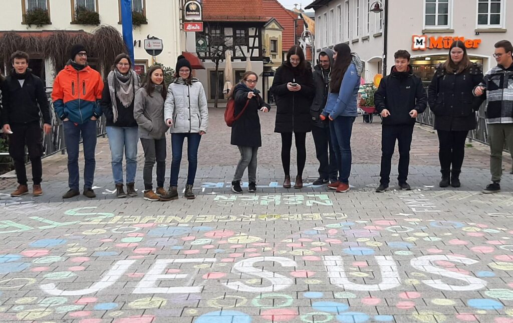 Street outreach group in Germany. Pic by DMG photographer