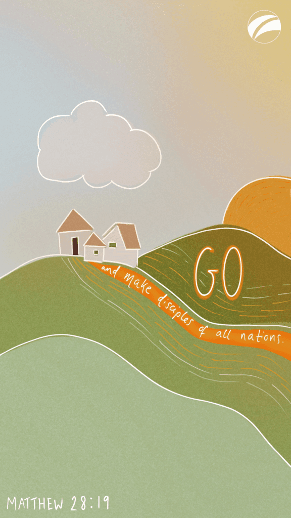 Go and make disciples phone wallpaper - SIM International