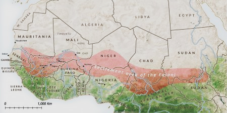 Fulani People Map